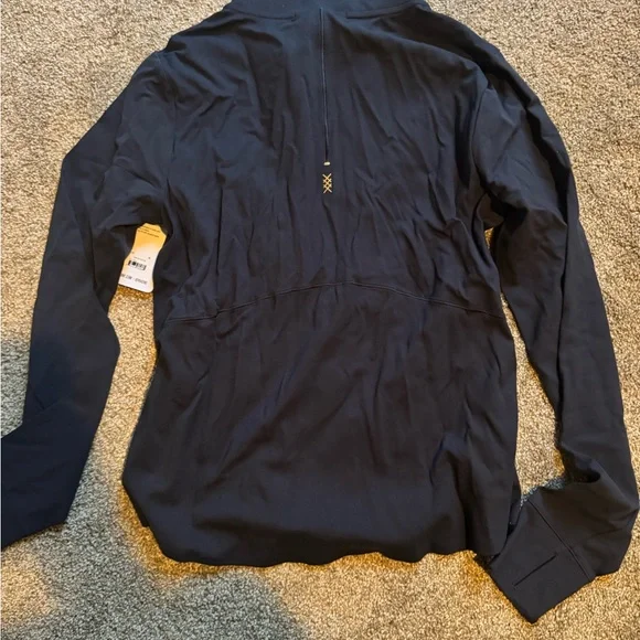 RHONE Women's Course to Court 1/4 Zip Pullover Navy Sweatshirt medium - Picture 4 of 5